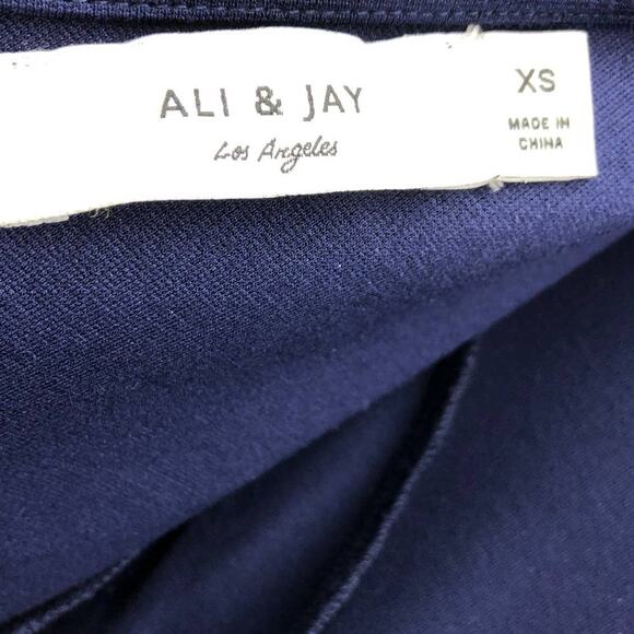 Ali & Jay Luck Be A Lady Navy  Blue Sheath Mini Dress NEW - Picture 6 of 8